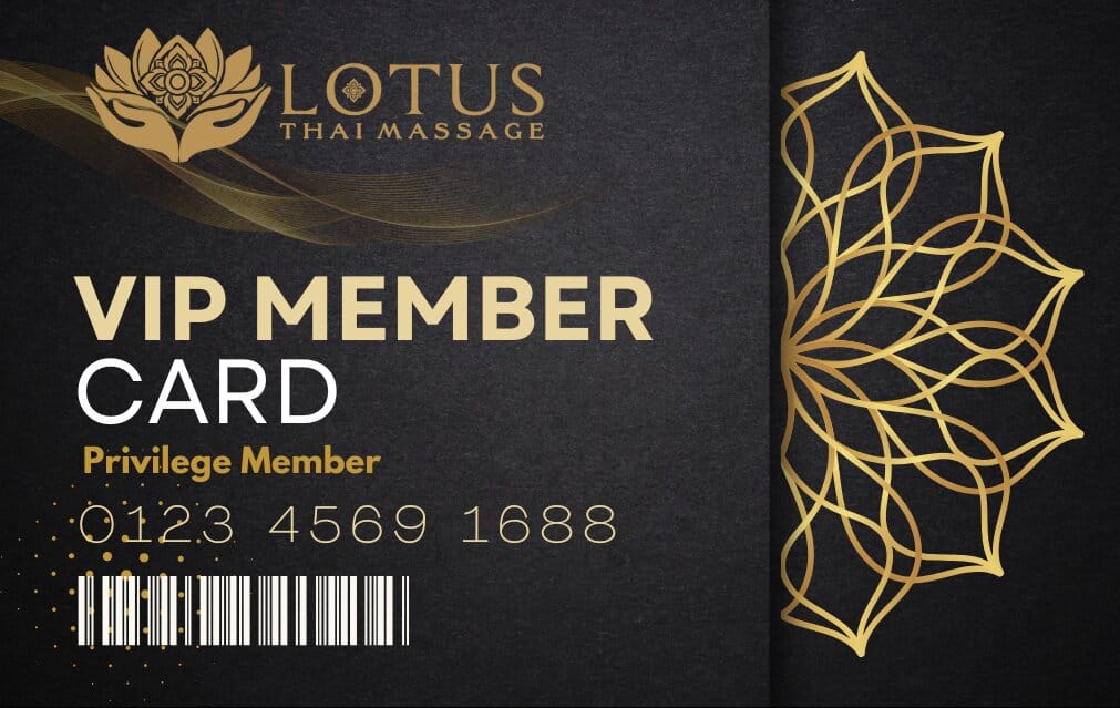 สมัครเป็น VIP MEMBER กับ LOTUS รับสิทธิ์ประโยนช์ กว่า 10 รายการ 2 register VIP MEMBER LOTUS THAI MASSAGE รับสิทธิประโยชน์มากมายกว่า10อย่าง+ทั้ง CASHBACK ใช้บริการห้อง VIPทุกครั้ง